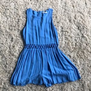 *NEVER WORN* Glamorous Baby Blue Romper